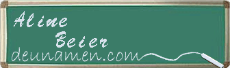 Aline Beier Visitenkarte